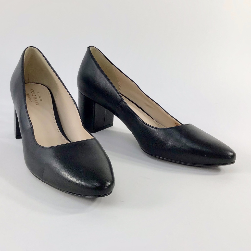 Cole Haan Signature Black Leather Pumps
